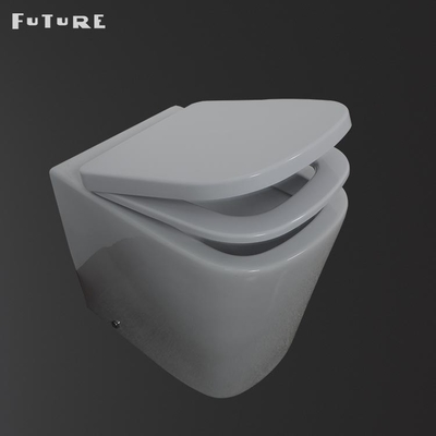 Phòng tắm xả Gravity Back To Wall Water Closet Ceramic Toilet BTW920