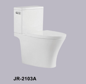 Rimless Siphon Flushing Tủ nước một mảnh Khử mùi tự động