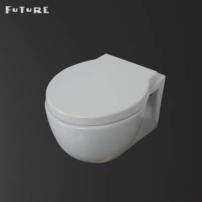 Tường tráng men trơn Tường Hung Toilet Wc Tròn Tròn Bồn cầu Nổi Kháng khuẩn