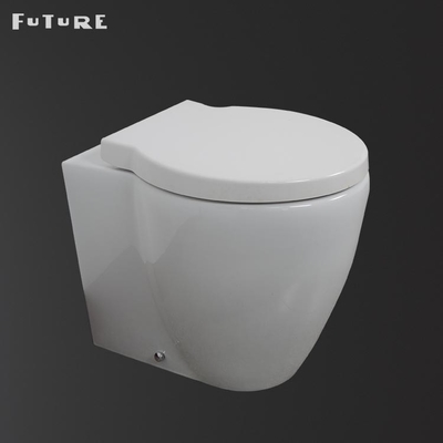 ISO9001 Chiếu ngắn tầng đứng trở lại nhà vệ sinh tường 450mm không viền