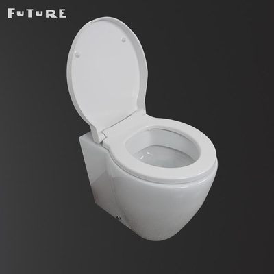 ISO9001 Chiếu ngắn tầng đứng trở lại nhà vệ sinh tường 450mm không viền