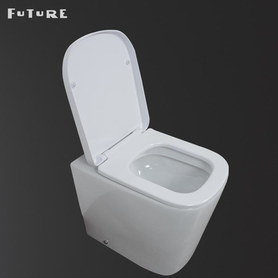 Phòng tắm xả Gravity Back To Wall Water Closet Ceramic Toilet BTW920