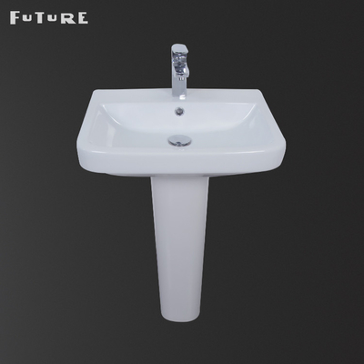 Rửa tay Chậu rửa tay 450mm và bệ Chậu rửa một mảnh Bệ bước hiện đại Desgin