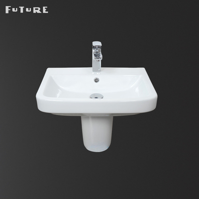 Chậu rửa mặt trong phòng tắm Cloakroom Tiết kiệm không gian 410mm Dễ dàng lắp đặt
