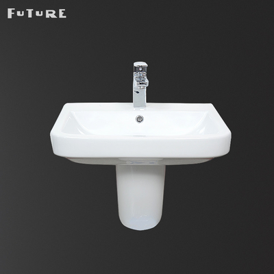 Chậu rửa mặt trong phòng tắm Cloakroom Tiết kiệm không gian 410mm Dễ dàng lắp đặt