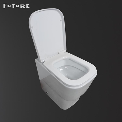 Bồn cầu thông minh 3L 6L xả kép Back To Wall Phong cách gốm