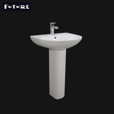 Bền bỉ đứng một mình Chậu rửa bệ bước 16 inch Chậu rửa đặt chân