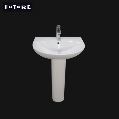 Bền bỉ đứng một mình Chậu rửa bệ bước 16 inch Chậu rửa đặt chân
