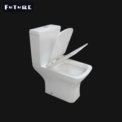 Thời trang Bồn cầu hình vuông không viền thời trang Bồn cầu không vành có khớp nối Có chiều rộng 375mm