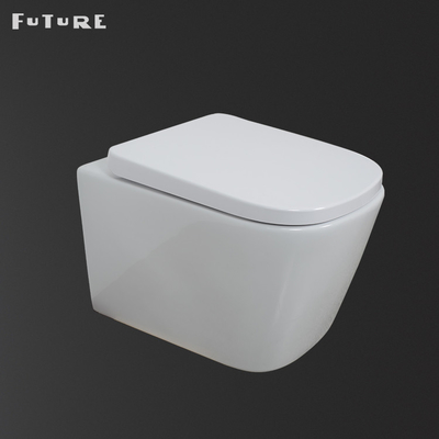 Mật độ cao Smart Commode Back To Wall Washdown Toilet Smooth tráng men