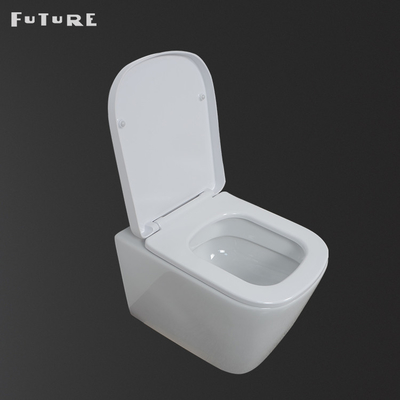 Mật độ cao Smart Commode Back To Wall Washdown Toilet Smooth tráng men