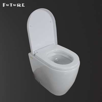 ISO9001 Nhà vệ sinh thông minh một mảnh Tiêu chuẩn lý tưởng Btw Wc Pan 610 * 357 * 400MM