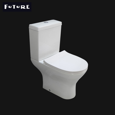 Vòi rửa kép 3L 6L bằng gốm sứ chiếu ngắn vệ sinh 570mm Rửa xuống Wc
