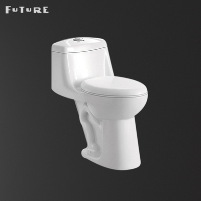 Phòng tắm tương lai S Trap Siphonic One Piece Toilet Phong cách Châu Âu Kháng khuẩn