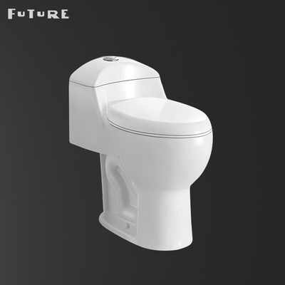 Phòng tắm tương lai S Trap Siphonic One Piece Toilet Phong cách Châu Âu Kháng khuẩn