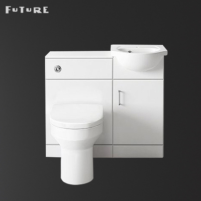 Tiết kiệm không gian Quay lại tường Toilet 630 * 350 * 830mm Chảo Btw Tiêu chuẩn Lý tưởng