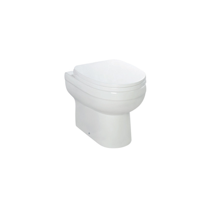 Chiếu ngắn gọn nhẹ trở lại nhà vệ sinh tường 430mm Khử mùi tự động