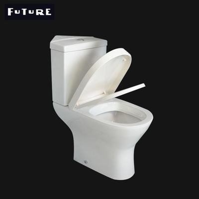 Bẫy S tráng men trơn Đóng Bồn cầu góc có khớp nối dài 378mm 2 mảnh WC