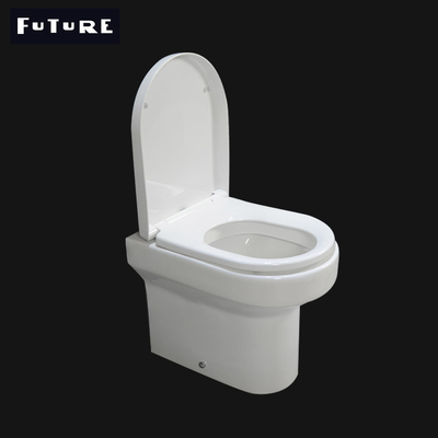Nước xả kép 3L 6L Đóng cùng Nhà vệ sinh có chiều cao thoải mái Quay lưng vào Nhà vệ sinh trên tường