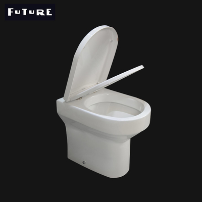 Nước xả kép 3L 6L Đóng cùng Nhà vệ sinh có chiều cao thoải mái Quay lưng vào Nhà vệ sinh trên tường