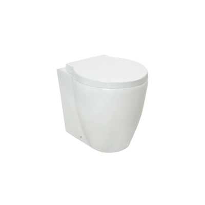 Hiệu quả xả trắng trở lại bồn cầu tường Bồn cầu gốm một mảnh 520mm