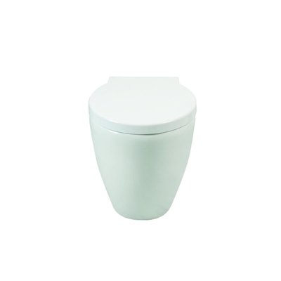 Hiệu quả xả trắng trở lại bồn cầu tường Bồn cầu gốm một mảnh 520mm