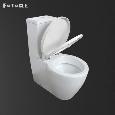 ISO9001 3L 6L Dual Flush Modern Close Coupled Toilet Tủ nước bằng sứ Chống lão hóa