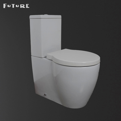 ISO9001 3L 6L Dual Flush Modern Close Coupled Toilet Tủ nước bằng sứ Chống lão hóa