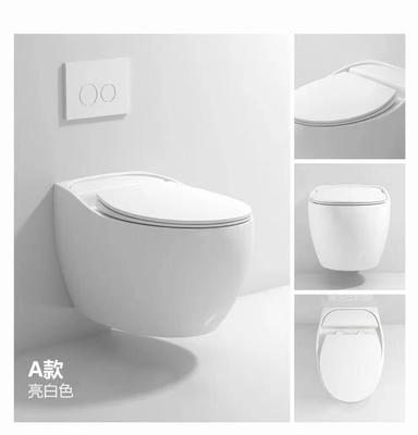 Smooth Glazed Wall Hung Toilet Trọng lực Flushing Tự động khử mùi