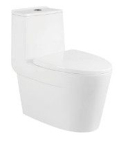 Tiết kiệm nước Siphonic Nhà vệ sinh một mảnh Tủ nước bằng gốm Xả trọng lực