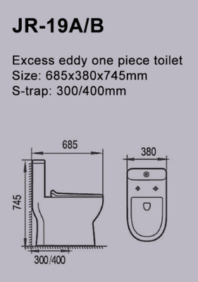 Bồn cầu 1 khối xoáy thừa với thiết kế tiết kiệm nước xả siêu xoáy