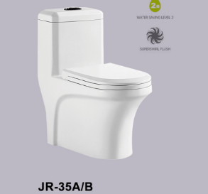 Tiết kiệm nước Kinh tế Một mảnh Siphon Jet Water Closet 680 * 375 * 745mm