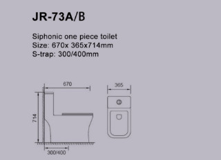 Smooth Glazed S Trap Toilet Đóng êm Bọc ghế 1 Tủ đựng nước